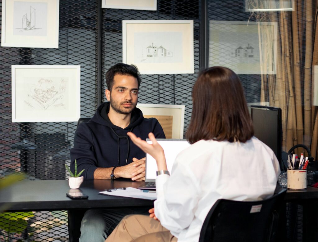 Interview setting